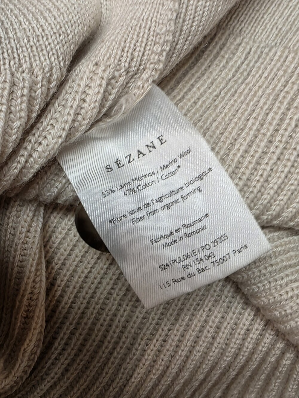 SEZANE Ecru Sami Jumper & Naelle Skirt Set S/XS - Picture 16 of 16
